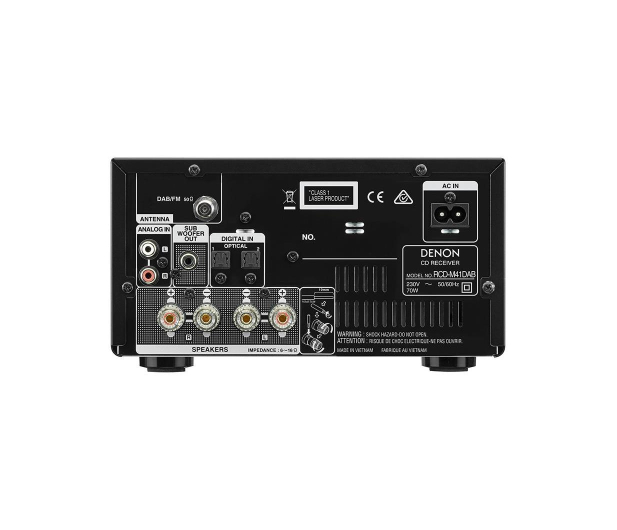 Denon RCD-M41 DAB+ Czarny - 558899 - zdjęcie 2